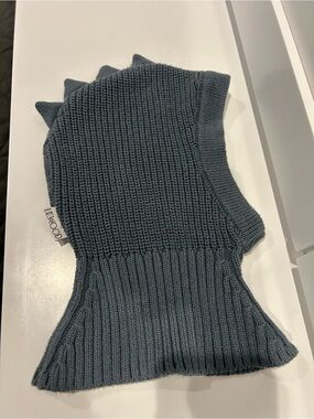 LIEWOOD Kids Knit Dino Balaclava Hat - Slate Blue